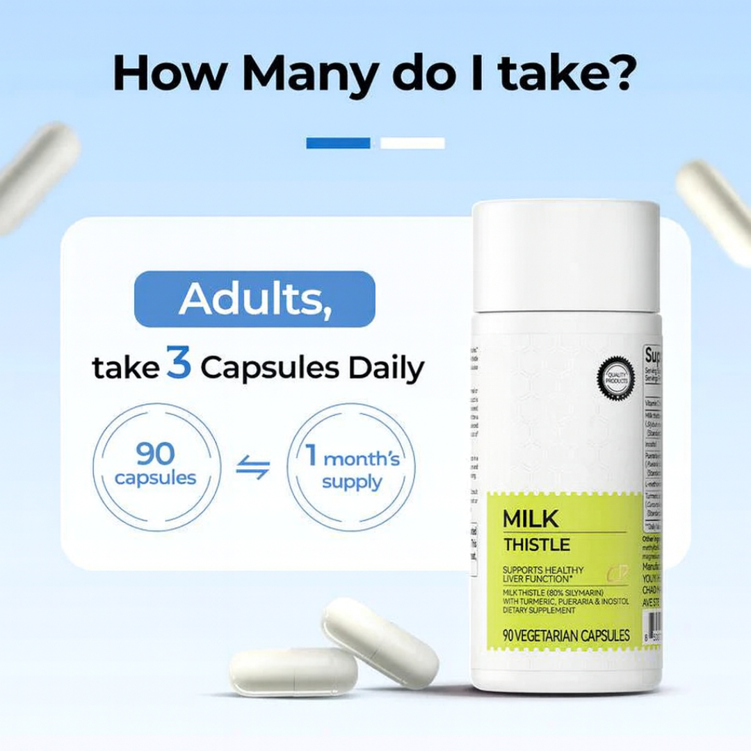 Trelia™ Milk Thistle | Liver Detox & Colon Cleanse