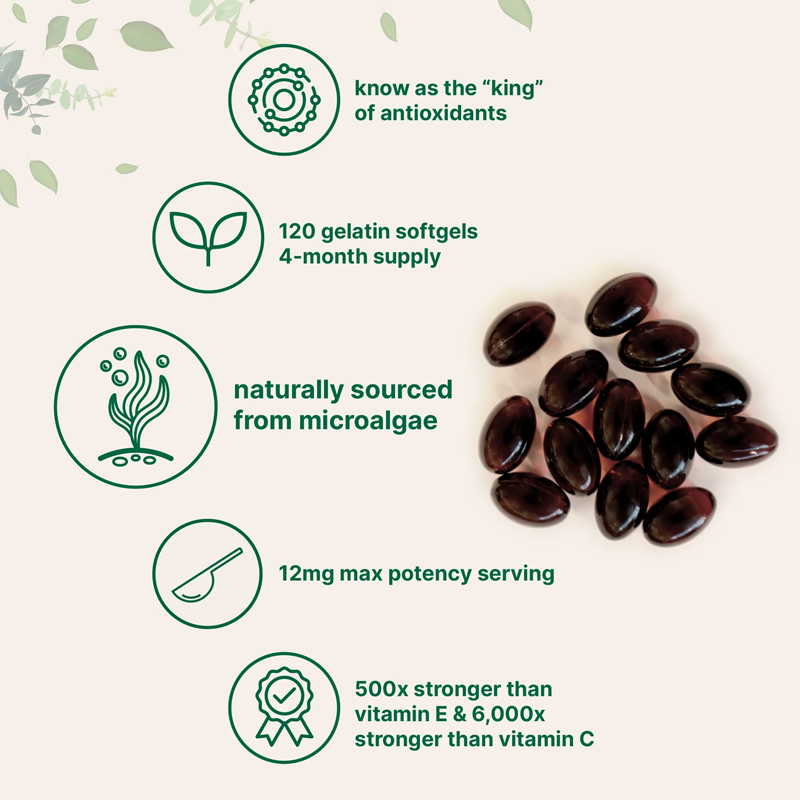 Trelia™ Astaxanthin 12mg - 120 Softgels