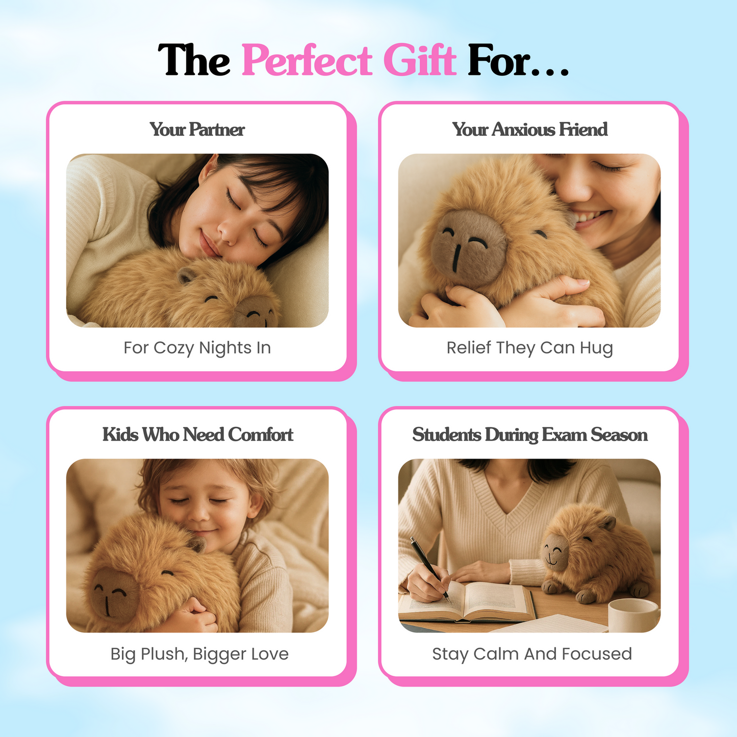Cuddle Buddy Weighted Animal Plushy