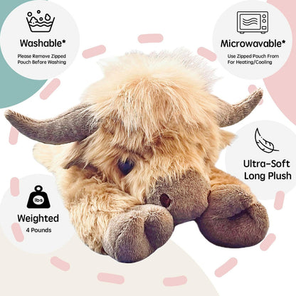 Cuddle Buddy Weighted Animal Plushy